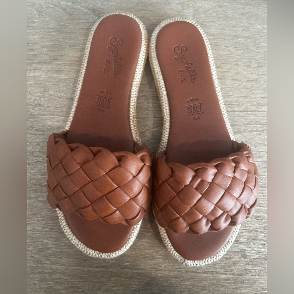Seychelles Brown braided sandal